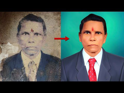 Photo Restoration Example 1