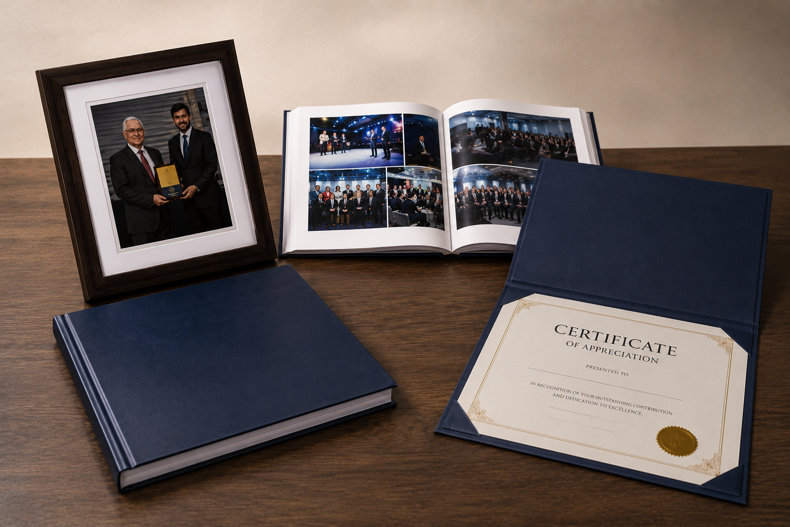 Premium Frames, Yearly Books and Certificates Showcase